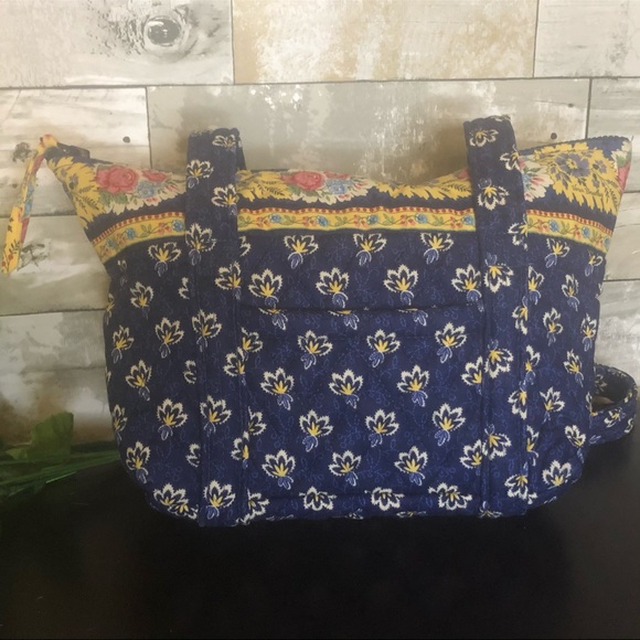 Vera Bradley Masion Blue Petite Paddy Purse - Picture 3 of 8